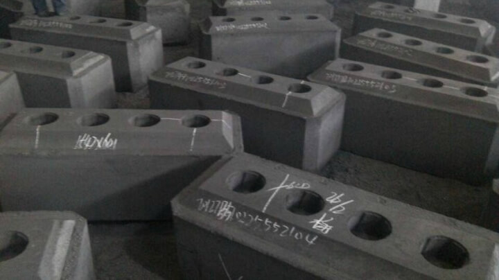 waste carbon anode block